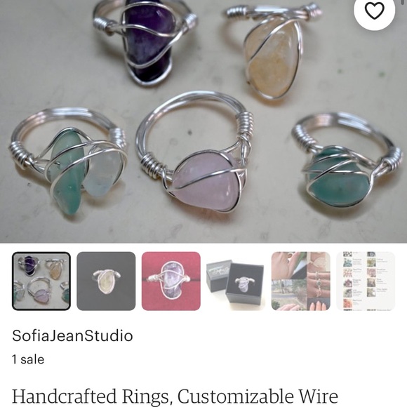 Handmade Jewelry Rings and Earings - Picture 3 of 3